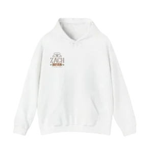 Zach Bryan White Unisex Hoodie