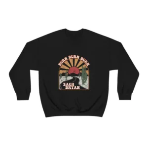 Zach Bryan Sweatshirt, Burn Burn Burn